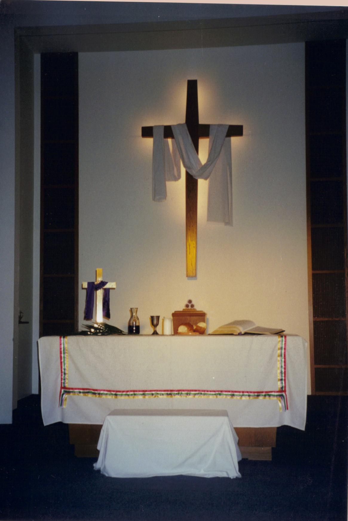Front of new sanctuary